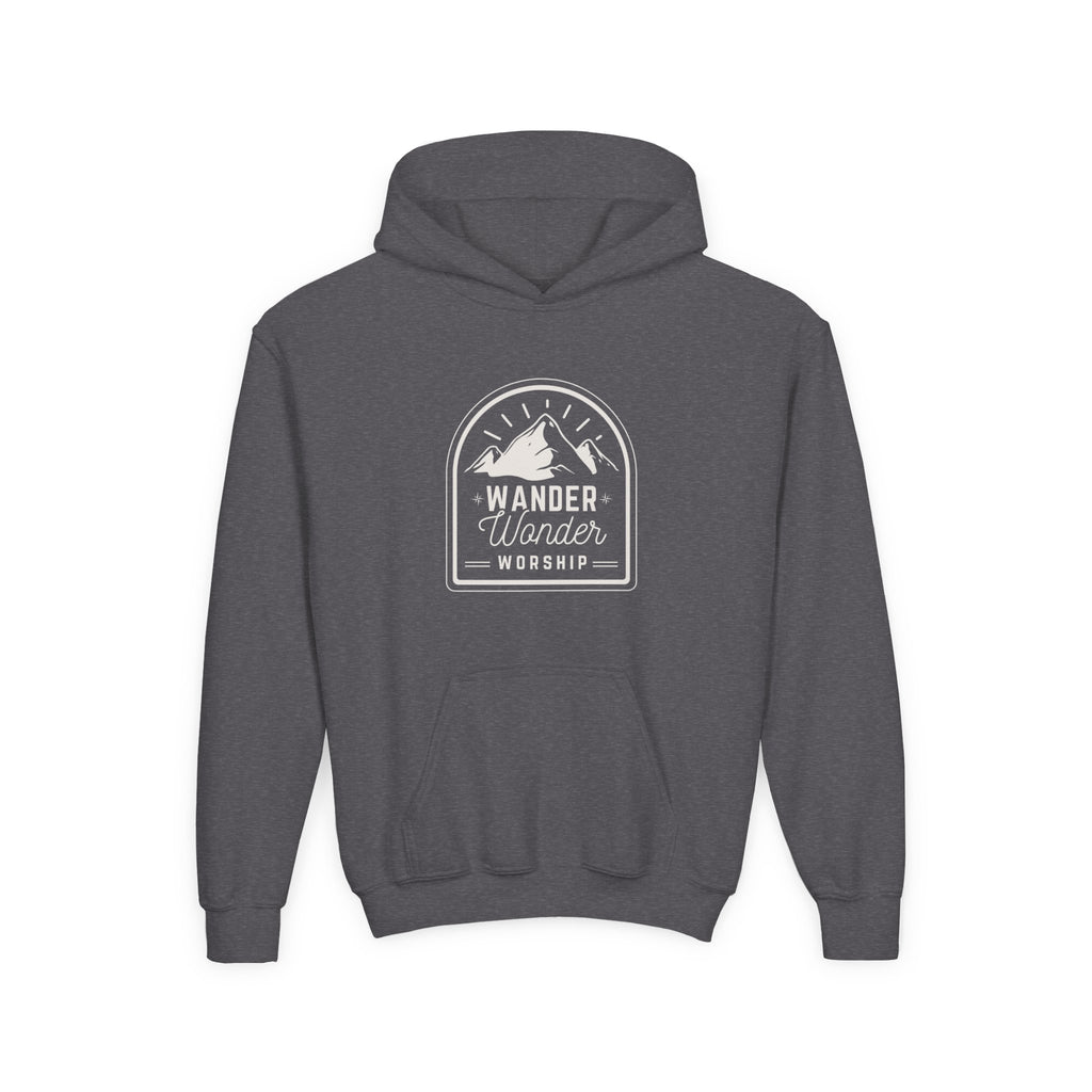 Youth Hoodie - Wander Wonder Worship