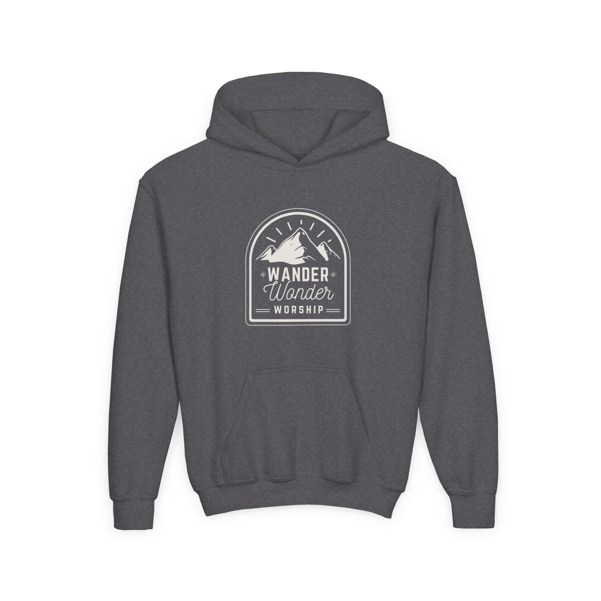 Youth Hoodie - Wander Wonder Worship