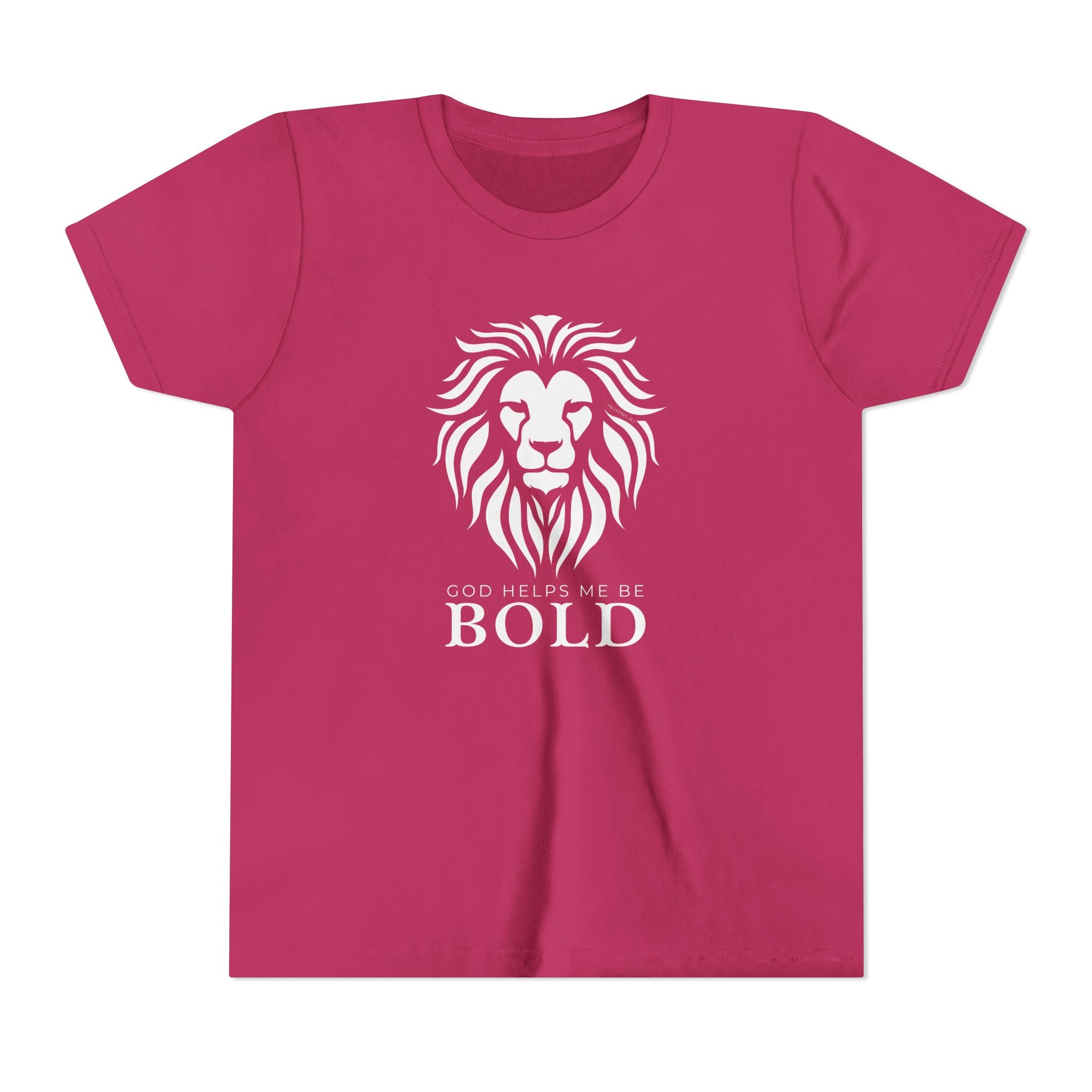 Youth Tee — God Helps Me Be Bold Shirt