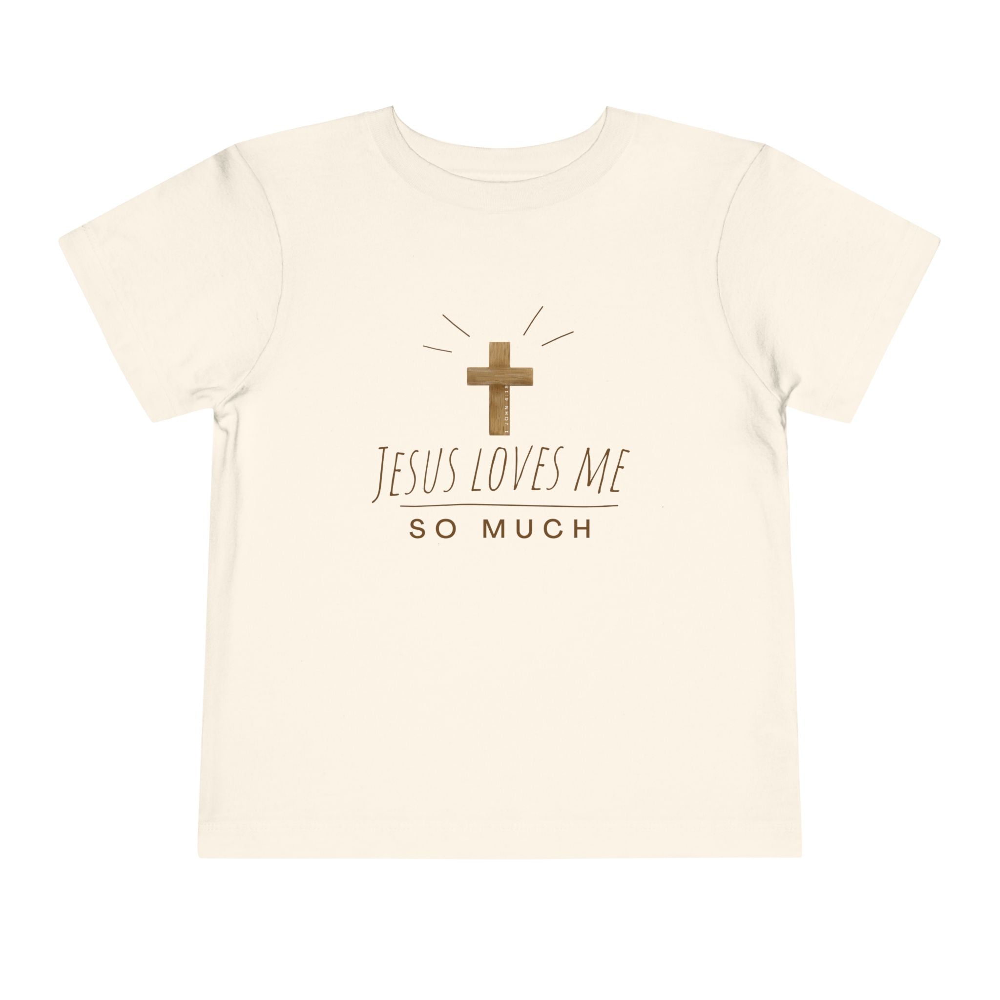 Toddler Tee — Jesus Loves Me So Much Shirt