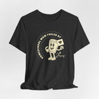Homeschool Mom: Fueled by coffee (cup) and Jesus T-shirt