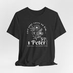 1 Peter 5:7 Homeschool Mom Edition T-Shirt