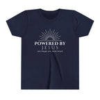 Youth Tee — Powered By Jesus Shirt