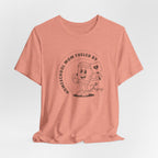 Homeschool Mom: Fueled by coffee (cup) and Jesus T-shirt