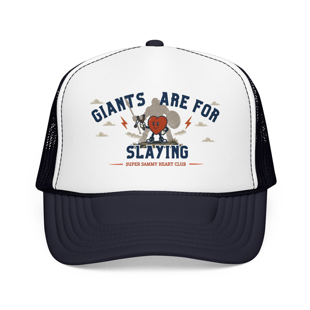 Super Sammy Heart Club - Giants are for Slaying Trucker Hat