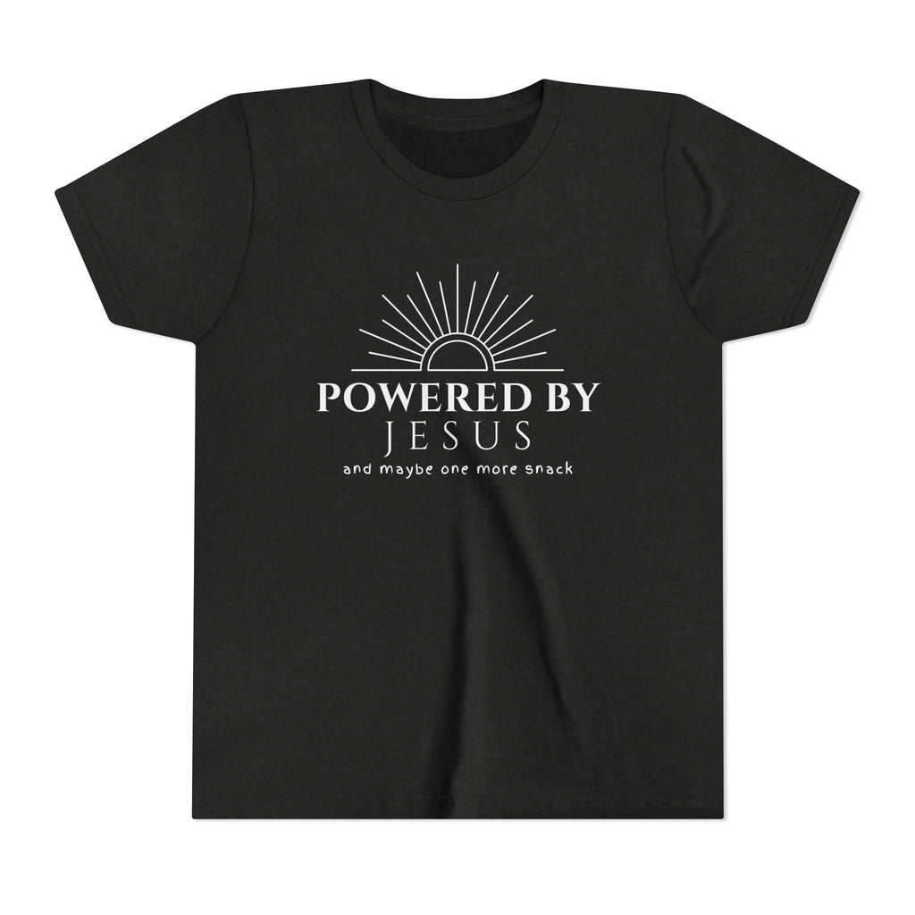 Youth Tee — Powered By Jesus Shirt