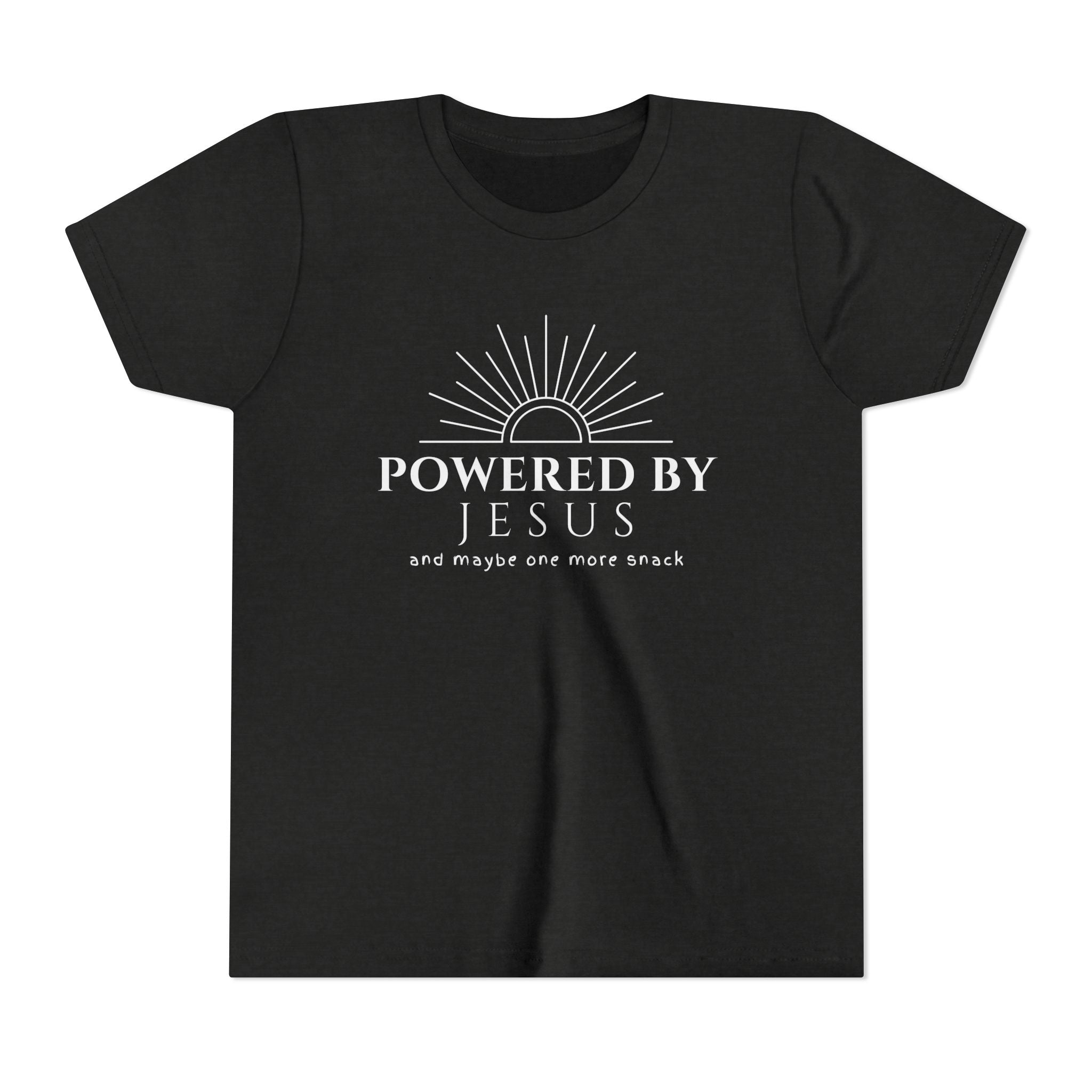 Youth Tee — Powered By Jesus Shirt