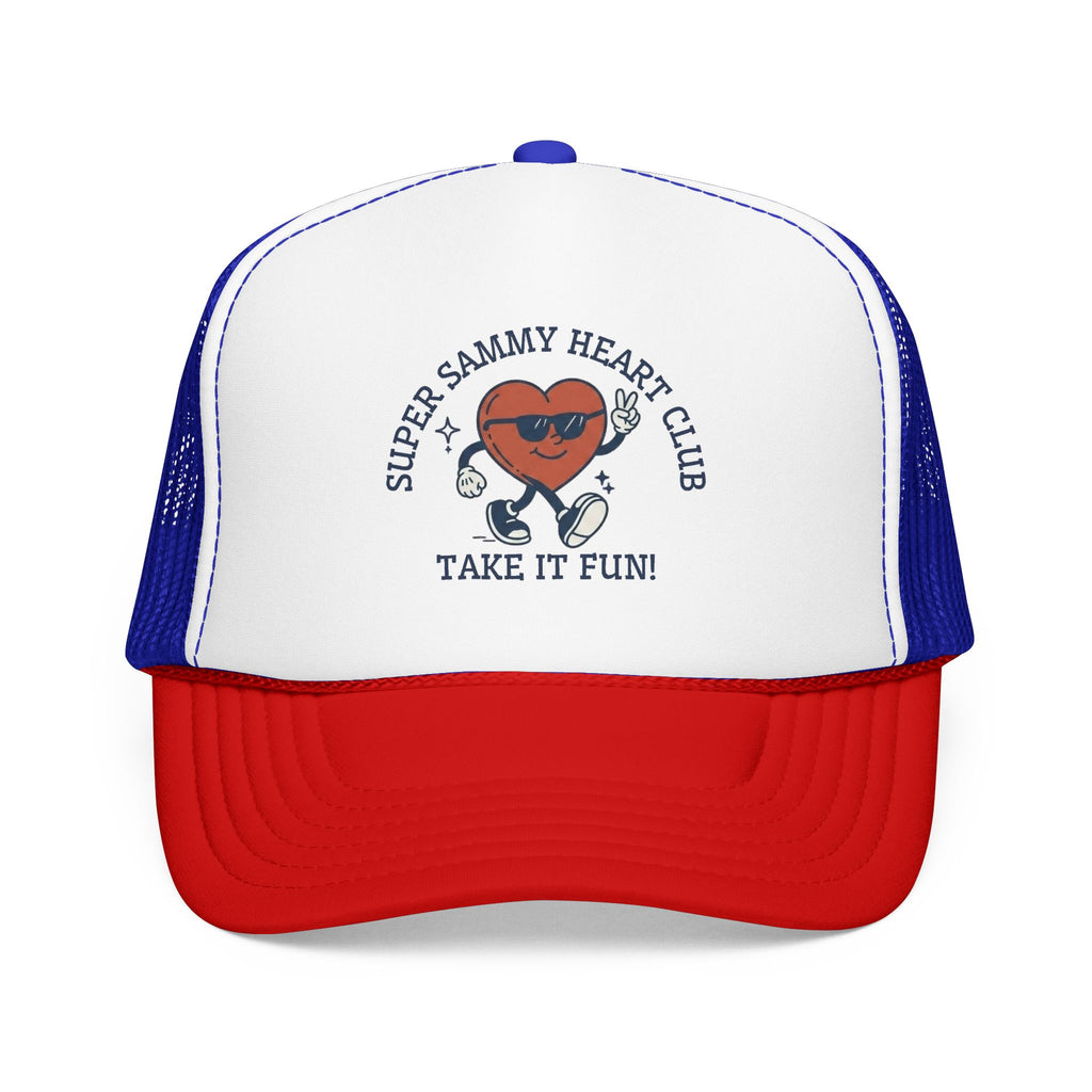 Super Sammy Heart Club - Take It Fun Trucker Hat