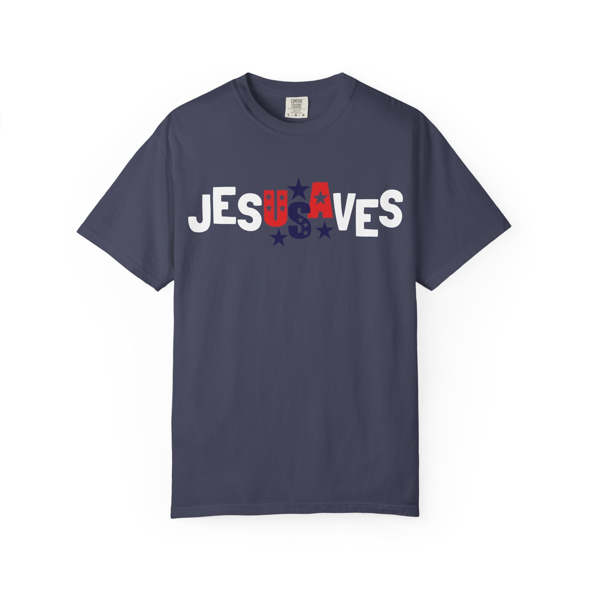 Jesus Saves USA Comfort Colors T-shirt