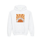 Youth Hoodie - "Let Your Light Shine" Retro Sun Graphic