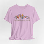 Homeschool Mom Floral Tshirt