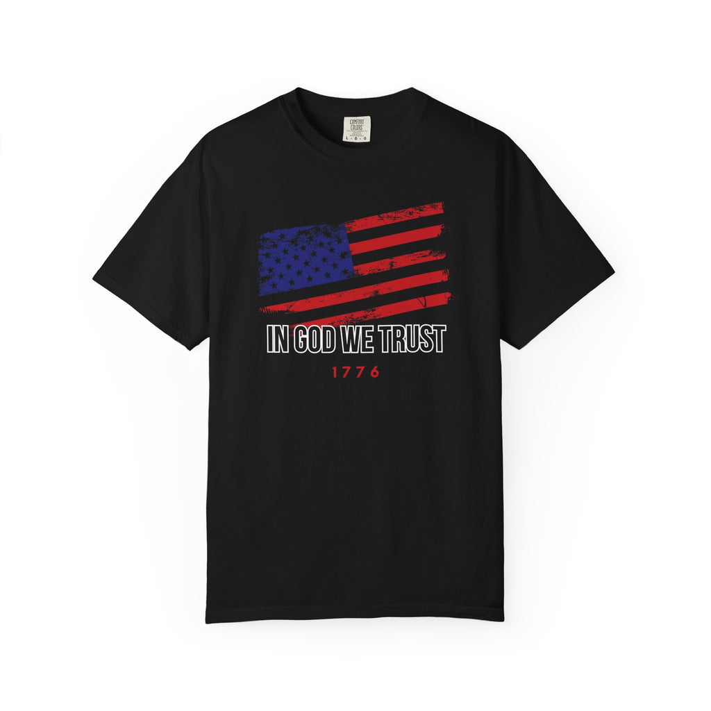 American Flag - In God we trust Comfort Colors T-shirt