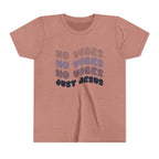 Youth Tee — No Vibes, Just Jesus Shirt