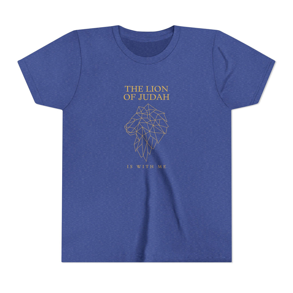 Youth Tee — The Lion of Judah is With Me Shirt