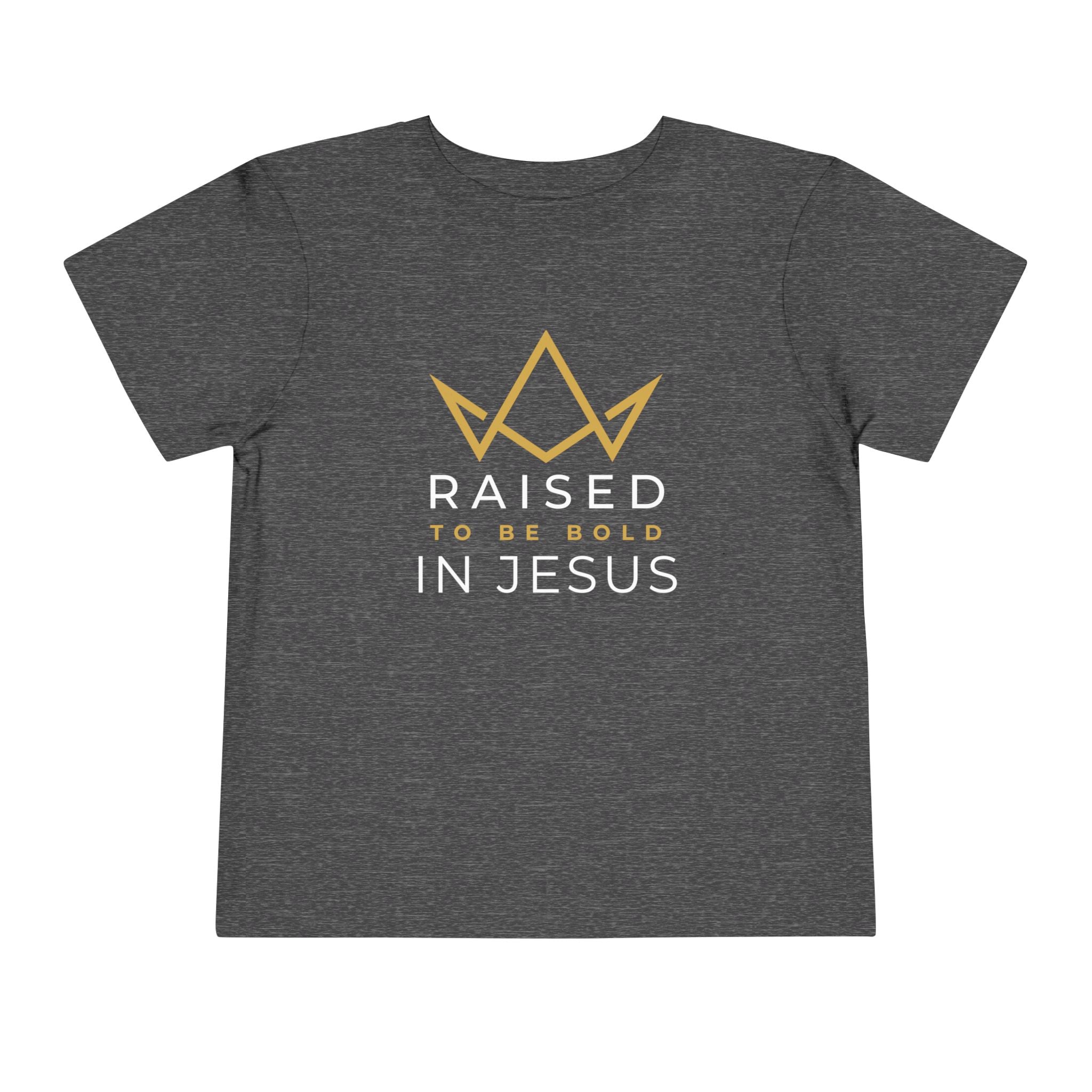 Toddler Tee — Raised to Be Bold in Jesus Shirt