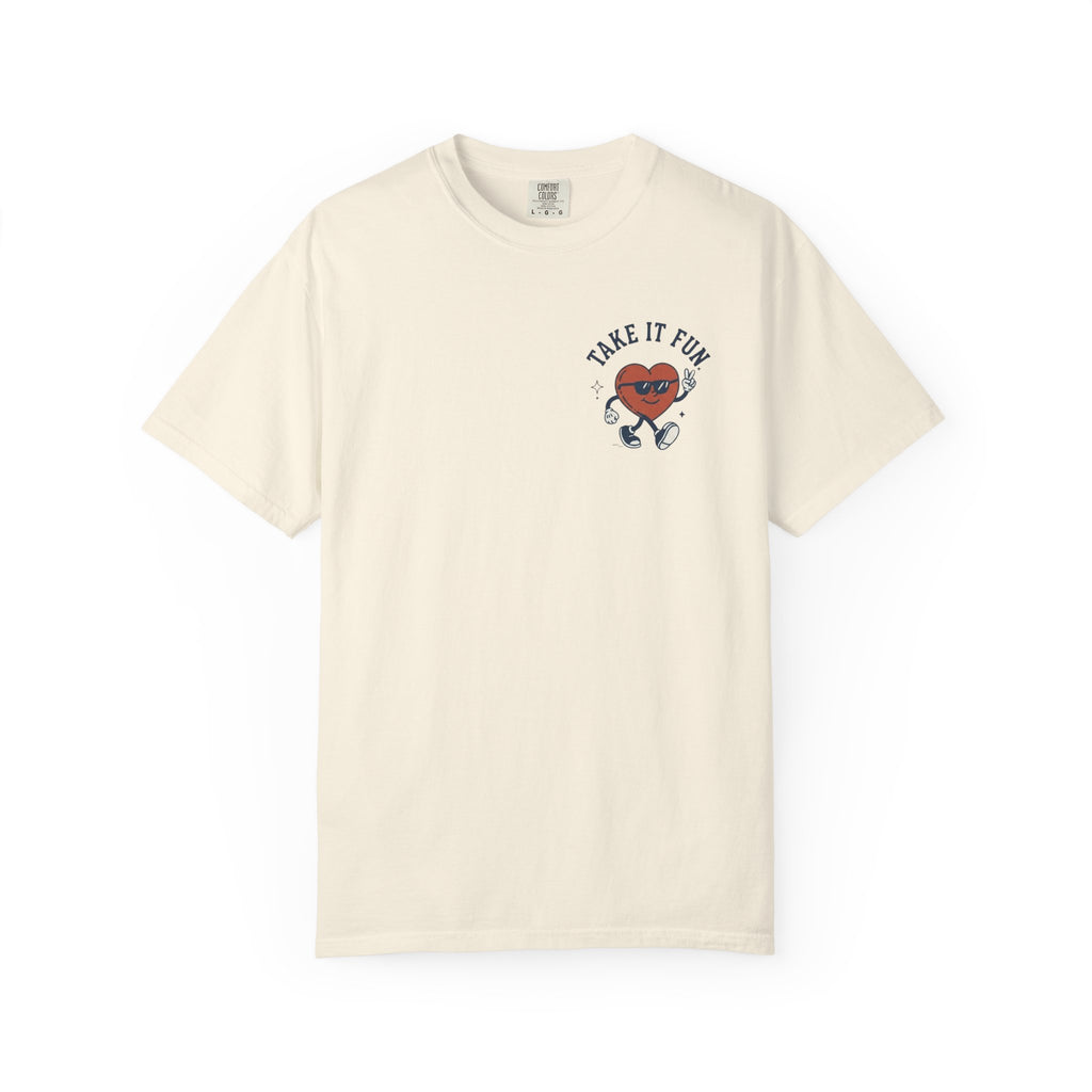 "Super Sammy Heart Club" Comfort Colors T-shirt