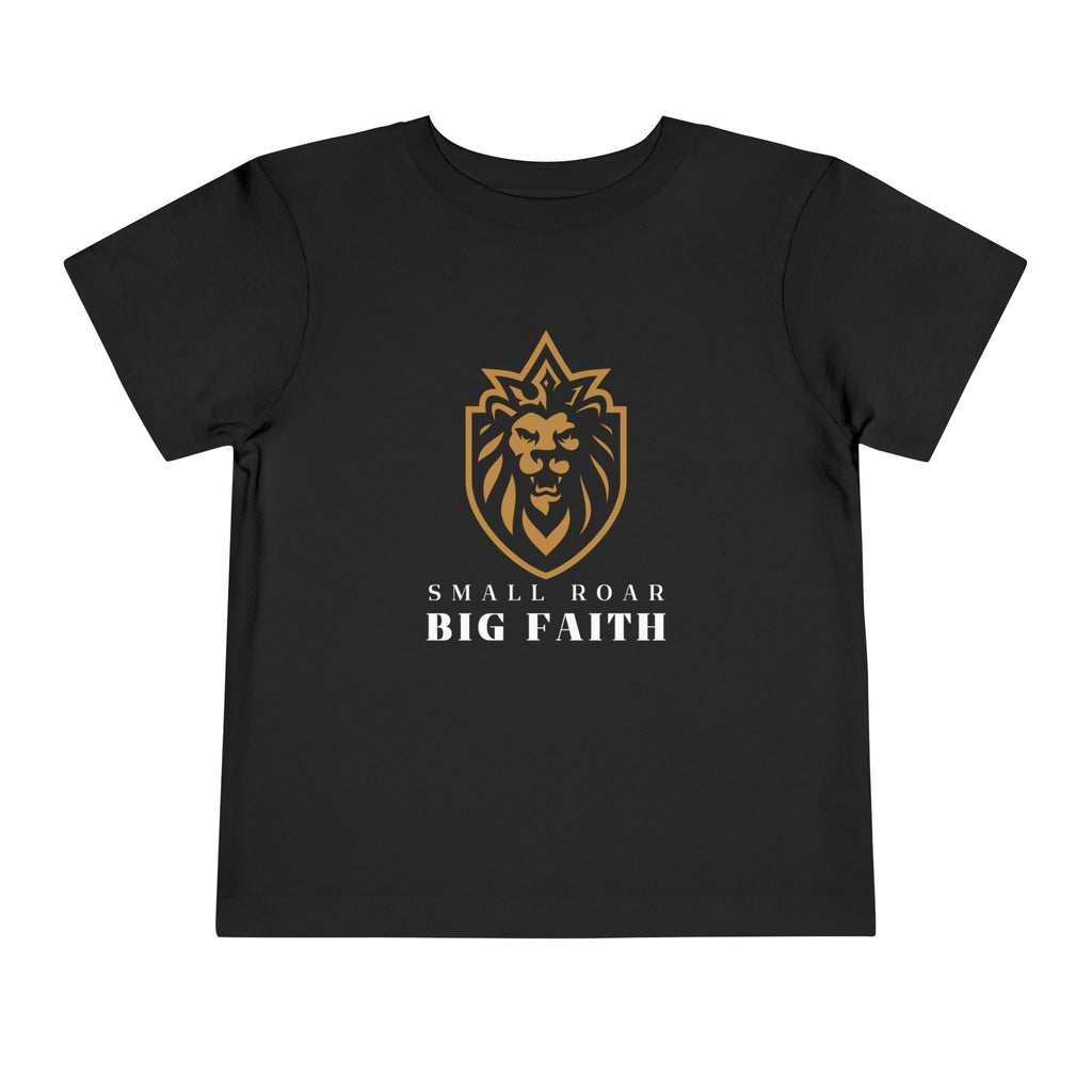 Toddler Tee — 'Small Roar Big Faith' Lion Shirt