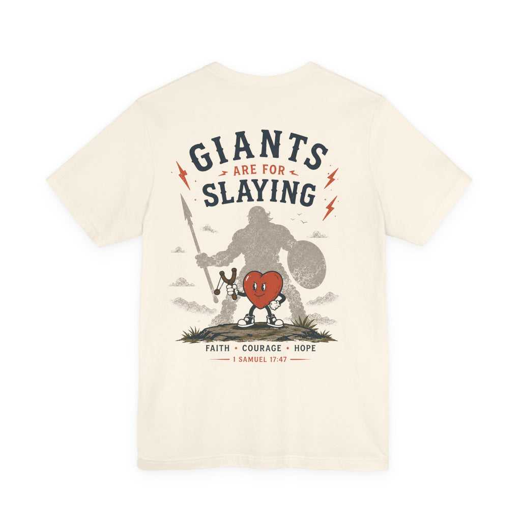 Giants Are for Slaying Tee — Super Sammy Heart Club T-Shirt