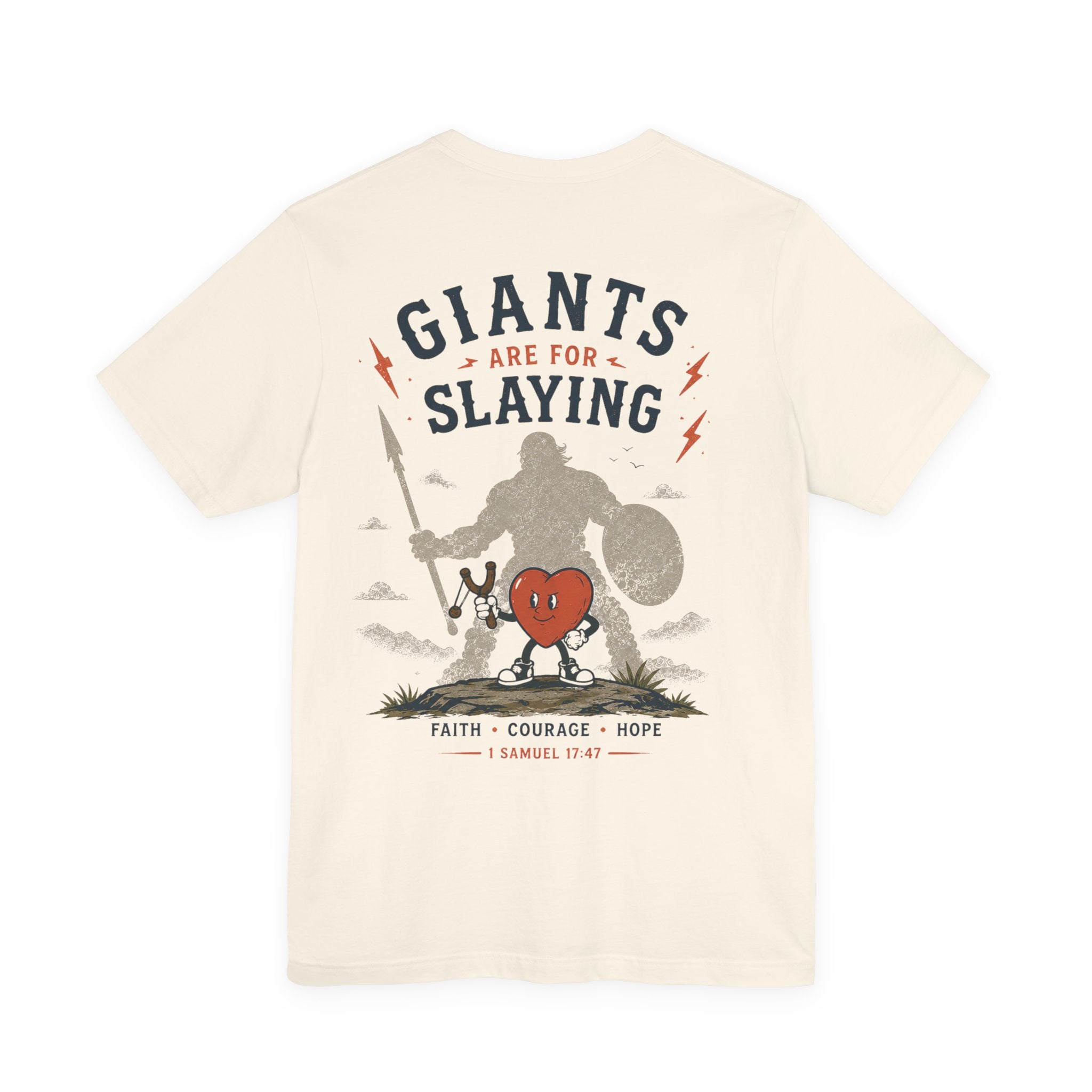Giants Are for Slaying Tee — Super Sammy Heart Club T-Shirt
