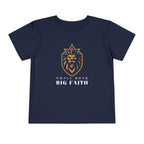 Toddler Tee — 'Small Roar Big Faith' Lion Shirt