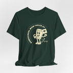 Homeschool Mom: Fueled by coffee (cup) and Jesus T-shirt
