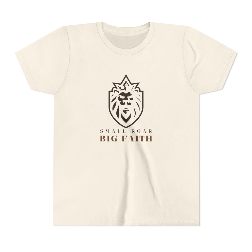 Youth Tee — Small Roar Big Faith Shirt