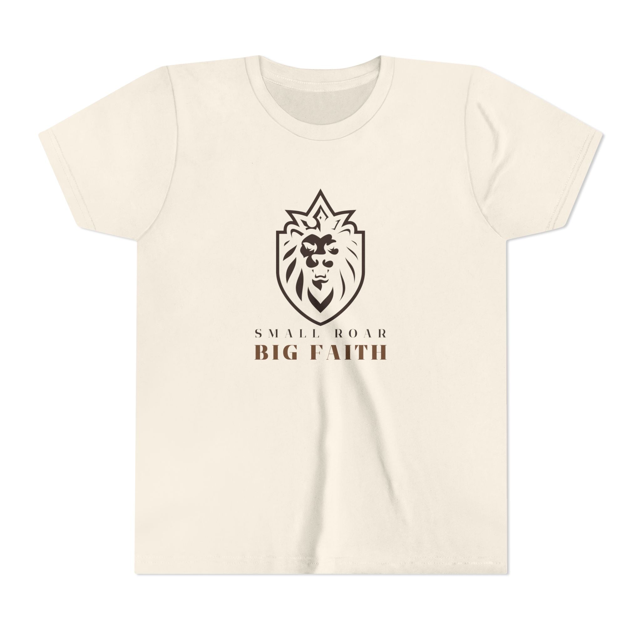 Youth Tee — Small Roar Big Faith Shirt