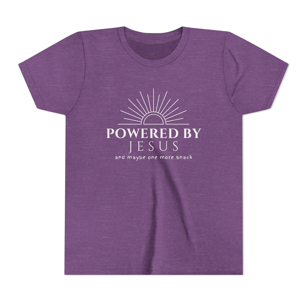 Youth Tee — Powered By Jesus Shirt