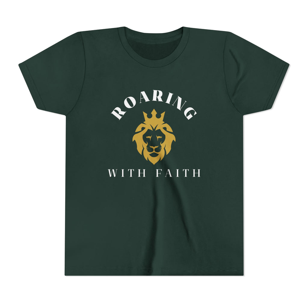 Youth Tee — Roaring With Faith Shirt