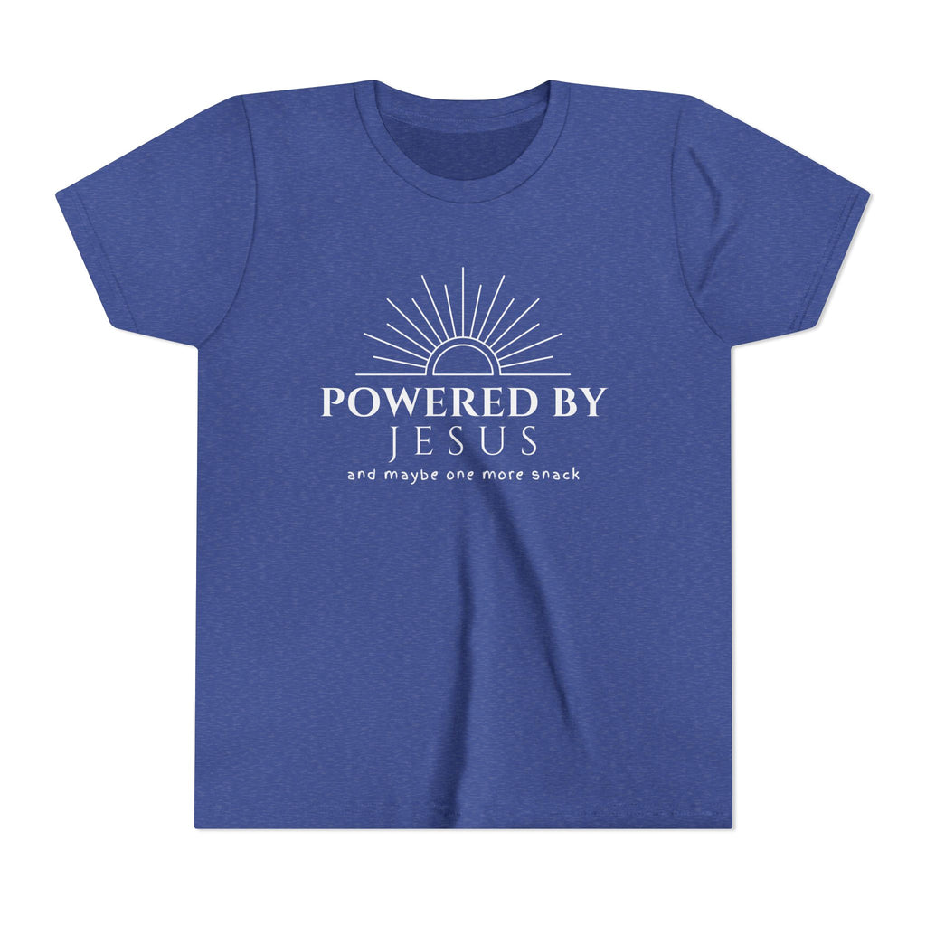 Youth Tee — Powered By Jesus Shirt