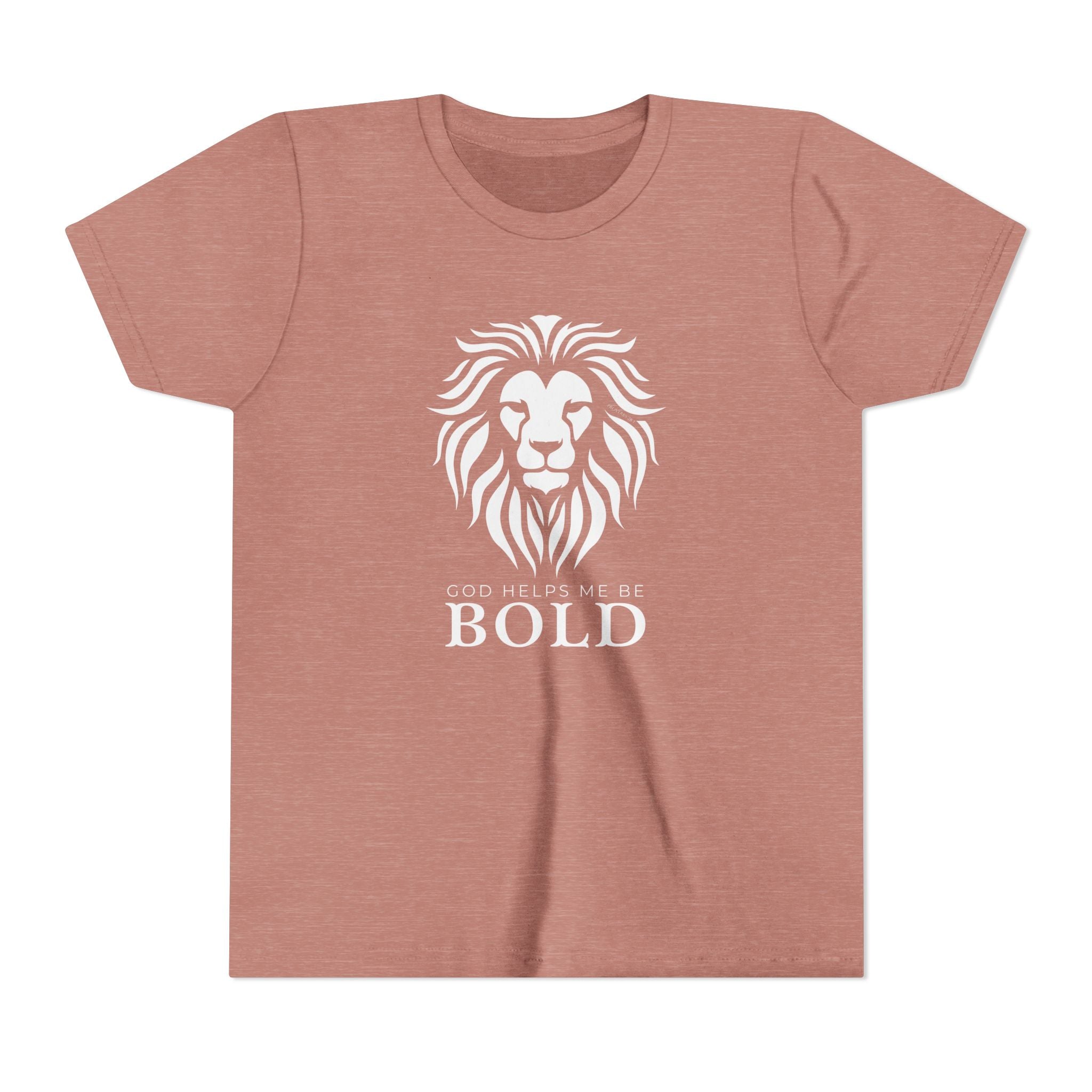 Youth Tee — God Helps Me Be Bold Shirt
