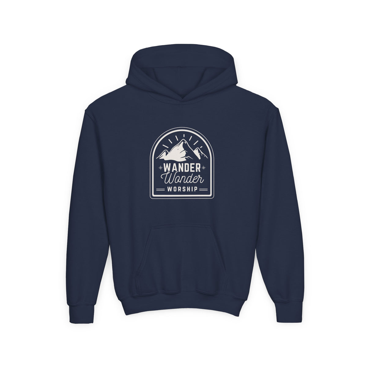 Youth Hoodie - Wander Wonder Worship