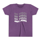 Youth Tee — No Vibes, Just Jesus Shirt