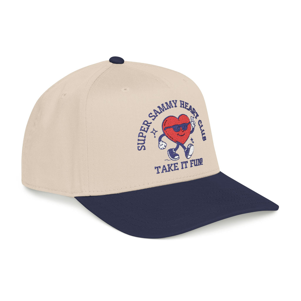 Super Sammy Heart Club - "Take it Fun!" Embroidered Baseball Cap