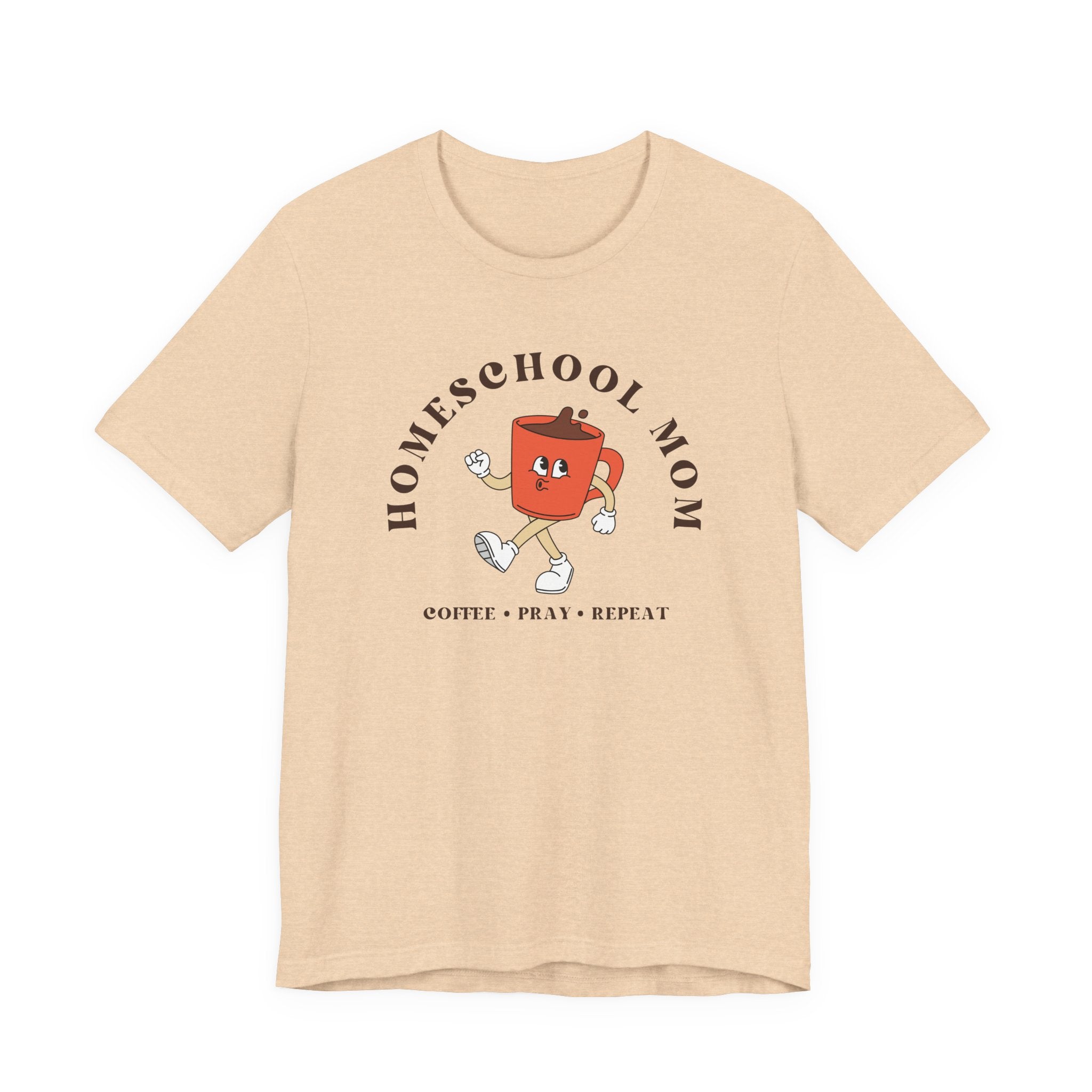 Homeschool Mom: Coffee*Pray*Repeat Tshirt