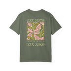 Cool Moms Homeschool & Love Jesus Comfort Colors T-shirt