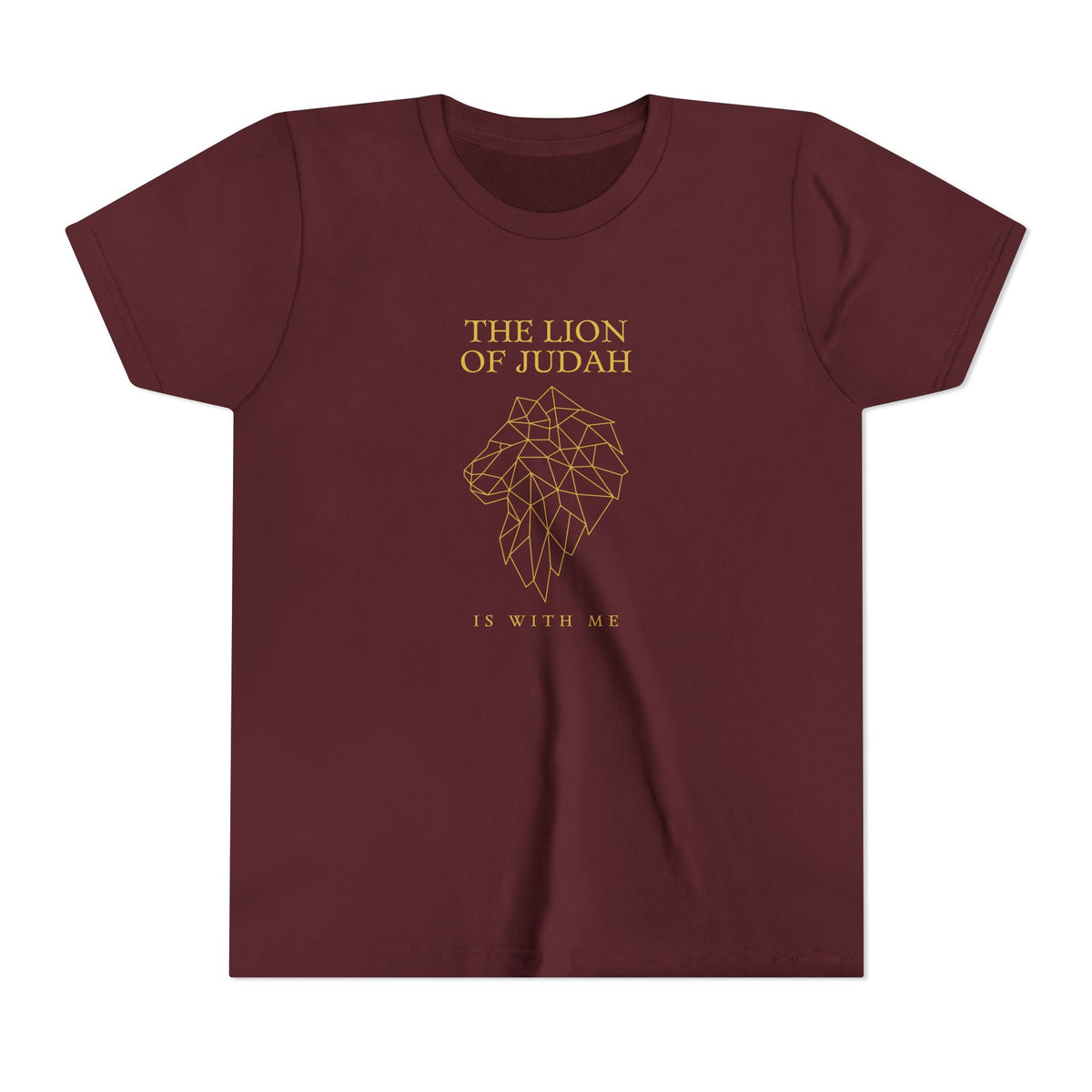 Youth Tee — The Lion of Judah is With Me Shirt
