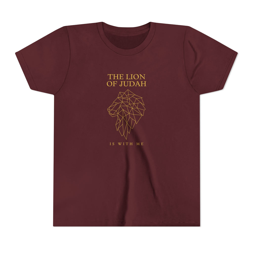 Youth Tee — The Lion of Judah is With Me Shirt
