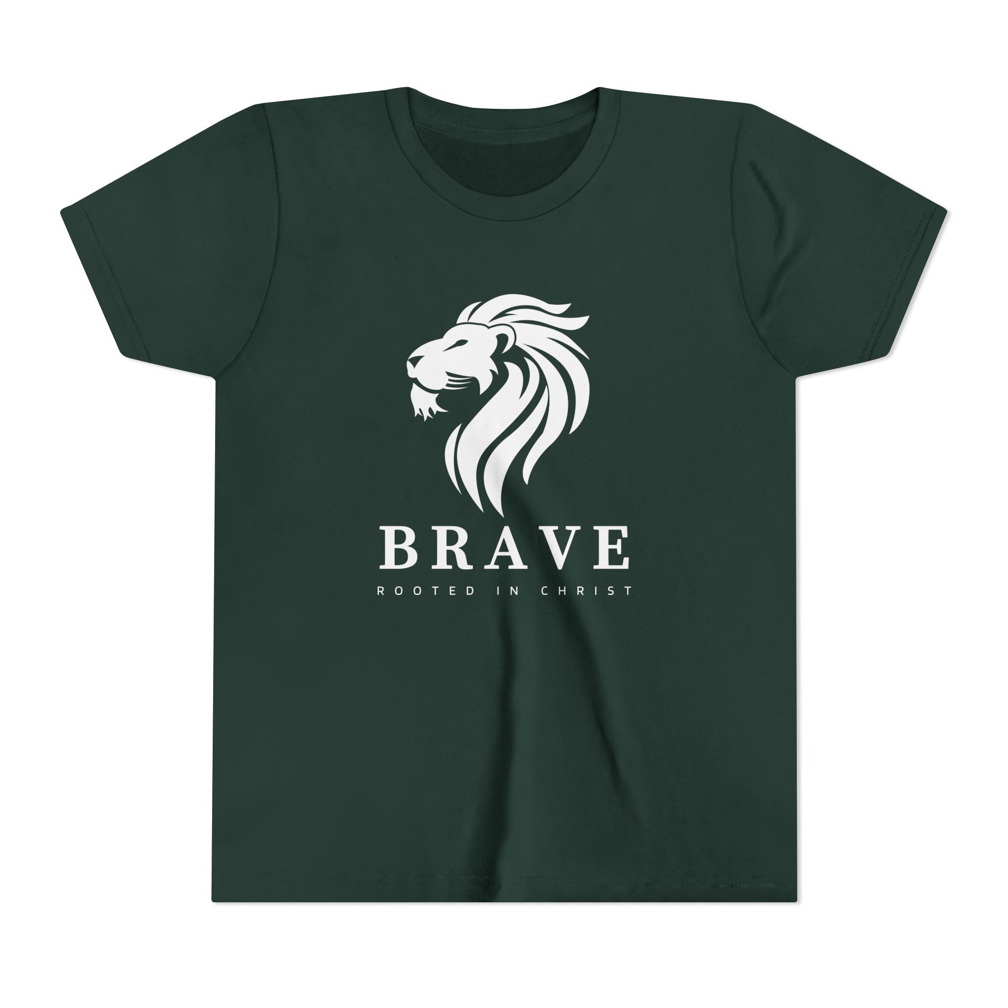 Youth Tee — Brave, Rooted In Christ Shirt