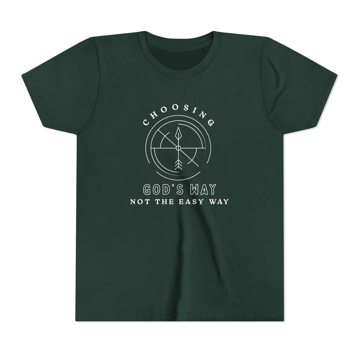 Youth Tee — Choosing God's Way, Not the Easy Way Shirt