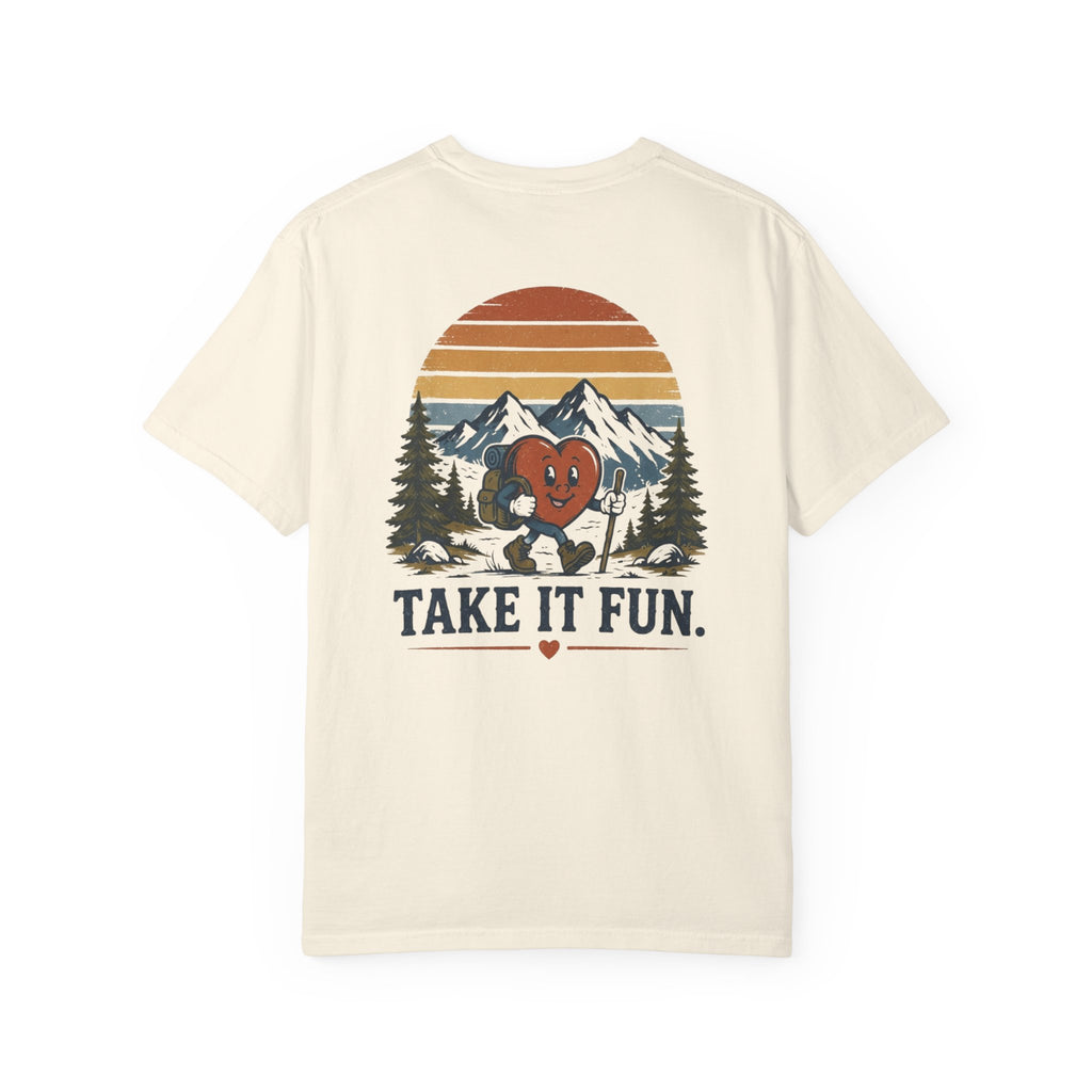 Super Sammy Heart Club - Take it fun Comfort Colors T-shirt