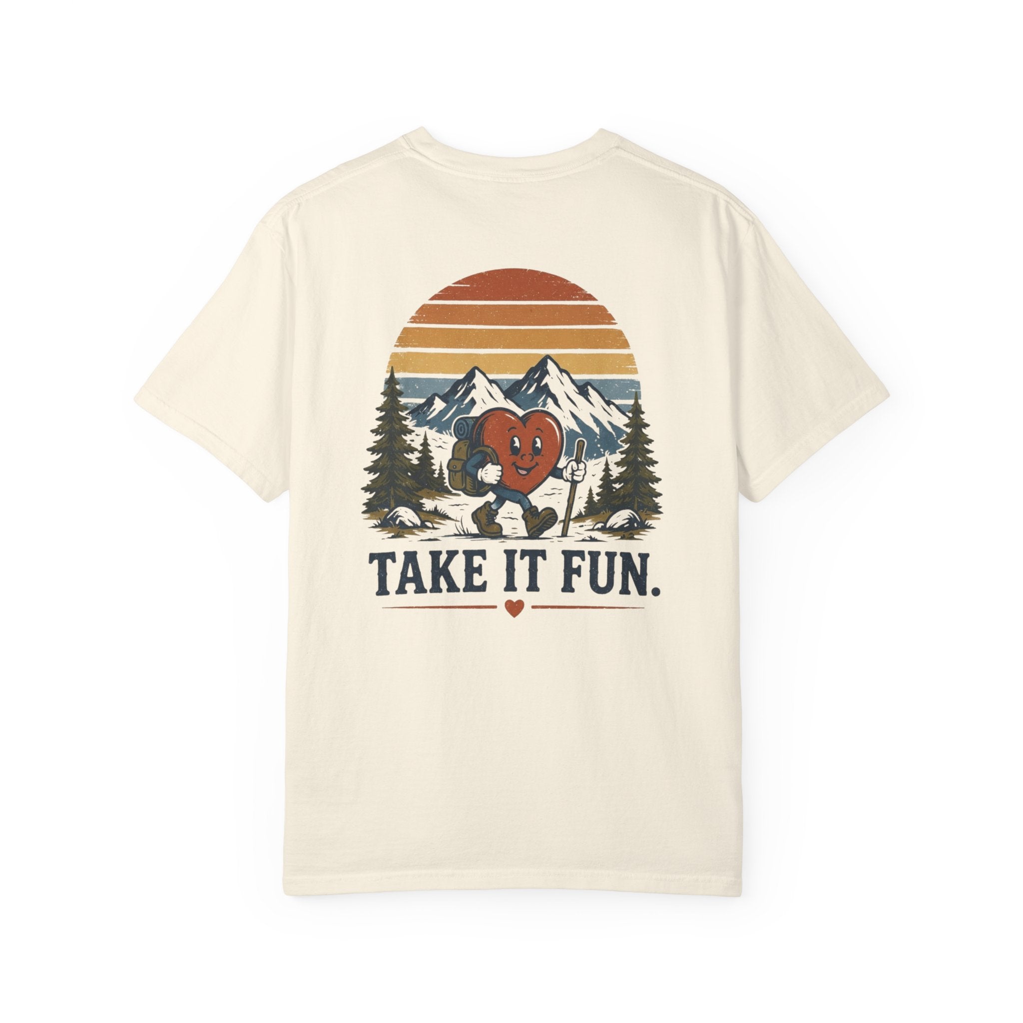 Super Sammy Heart Club - Take it fun Comfort Colors T-shirt