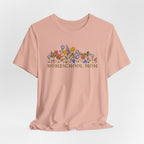 Homeschool Mom Floral Tshirt