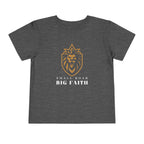 Toddler Tee — 'Small Roar Big Faith' Lion Shirt