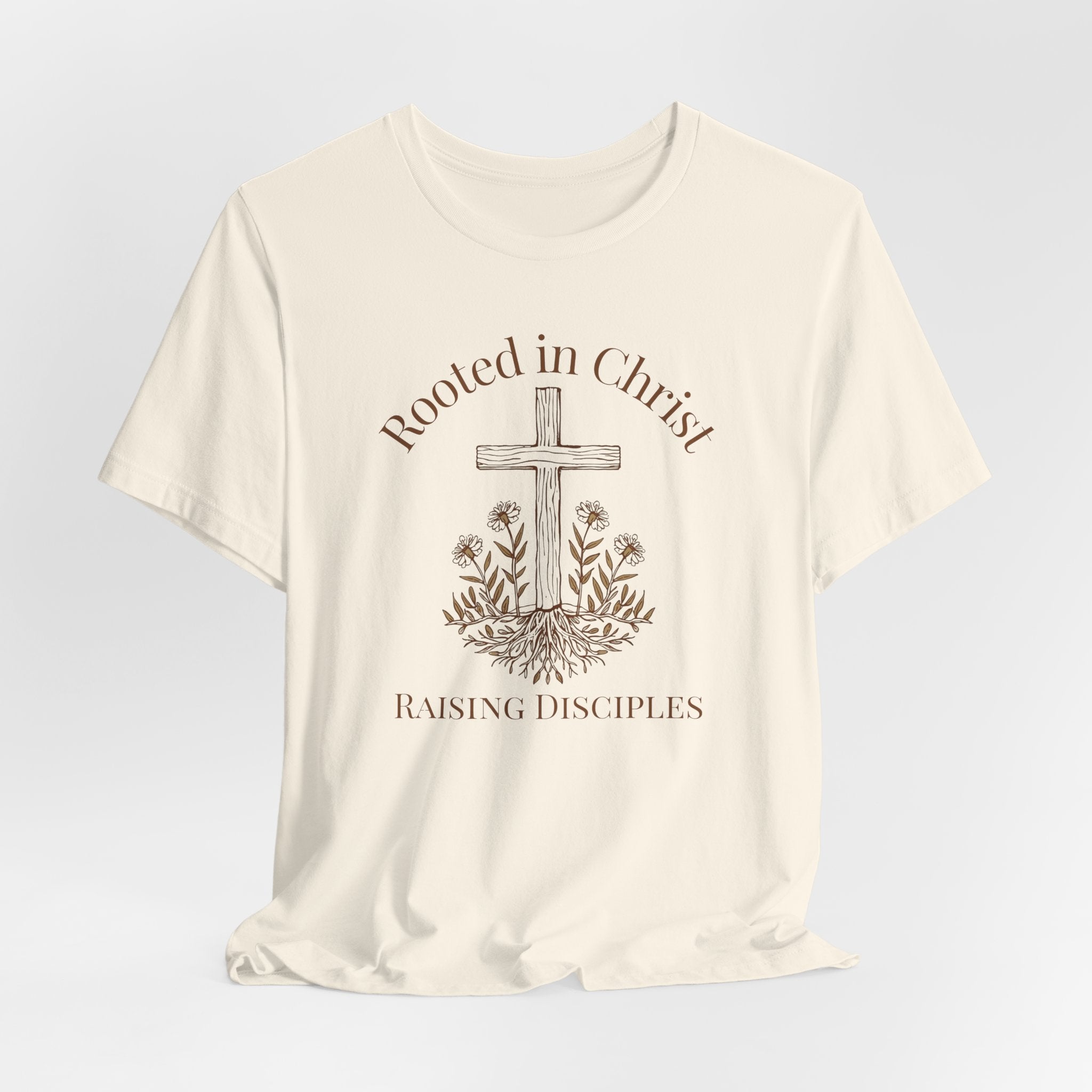 Rooted in Christ: Raising Disciples Mom T-shirt