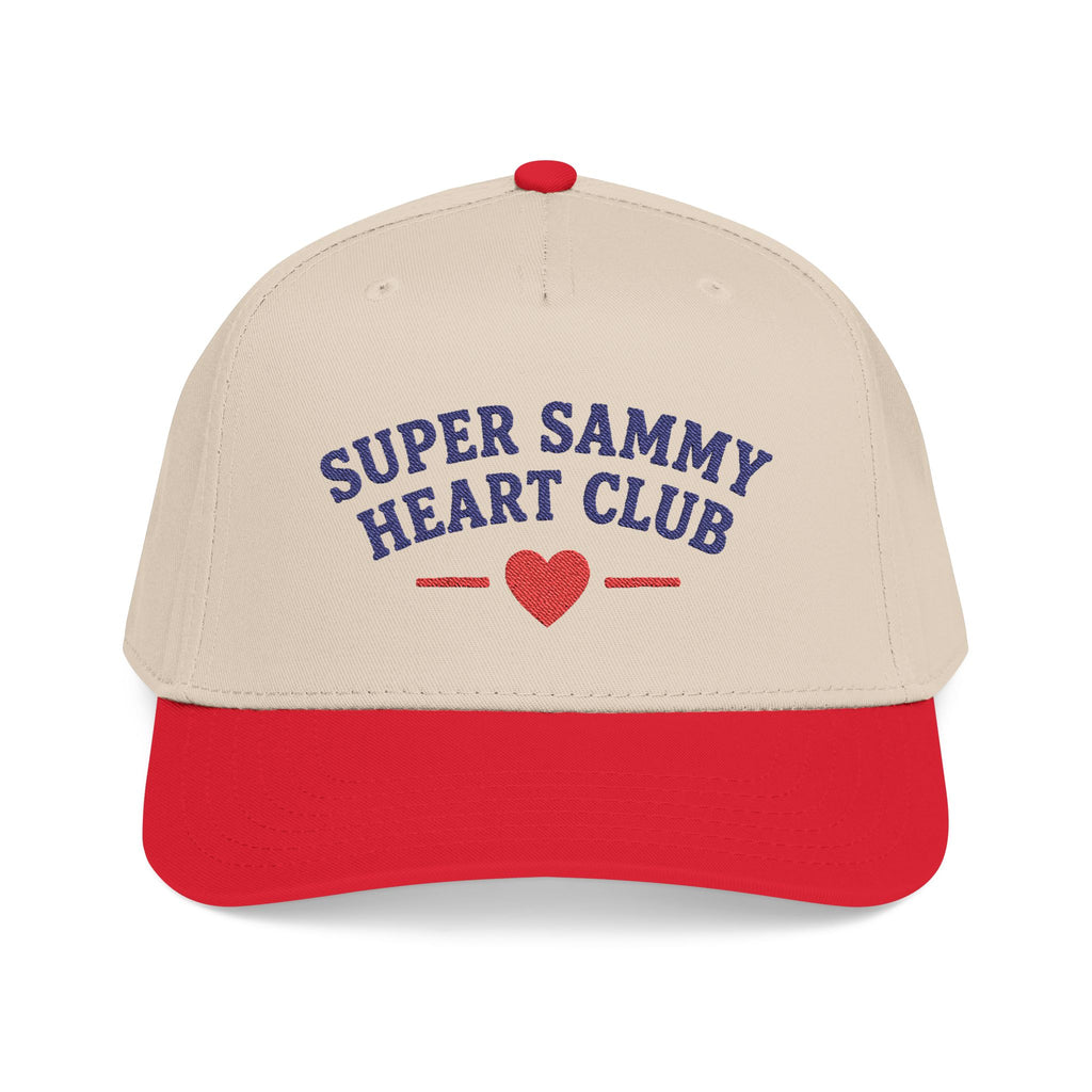 Super Sammy Heart Club Embroidered Baseball Cap