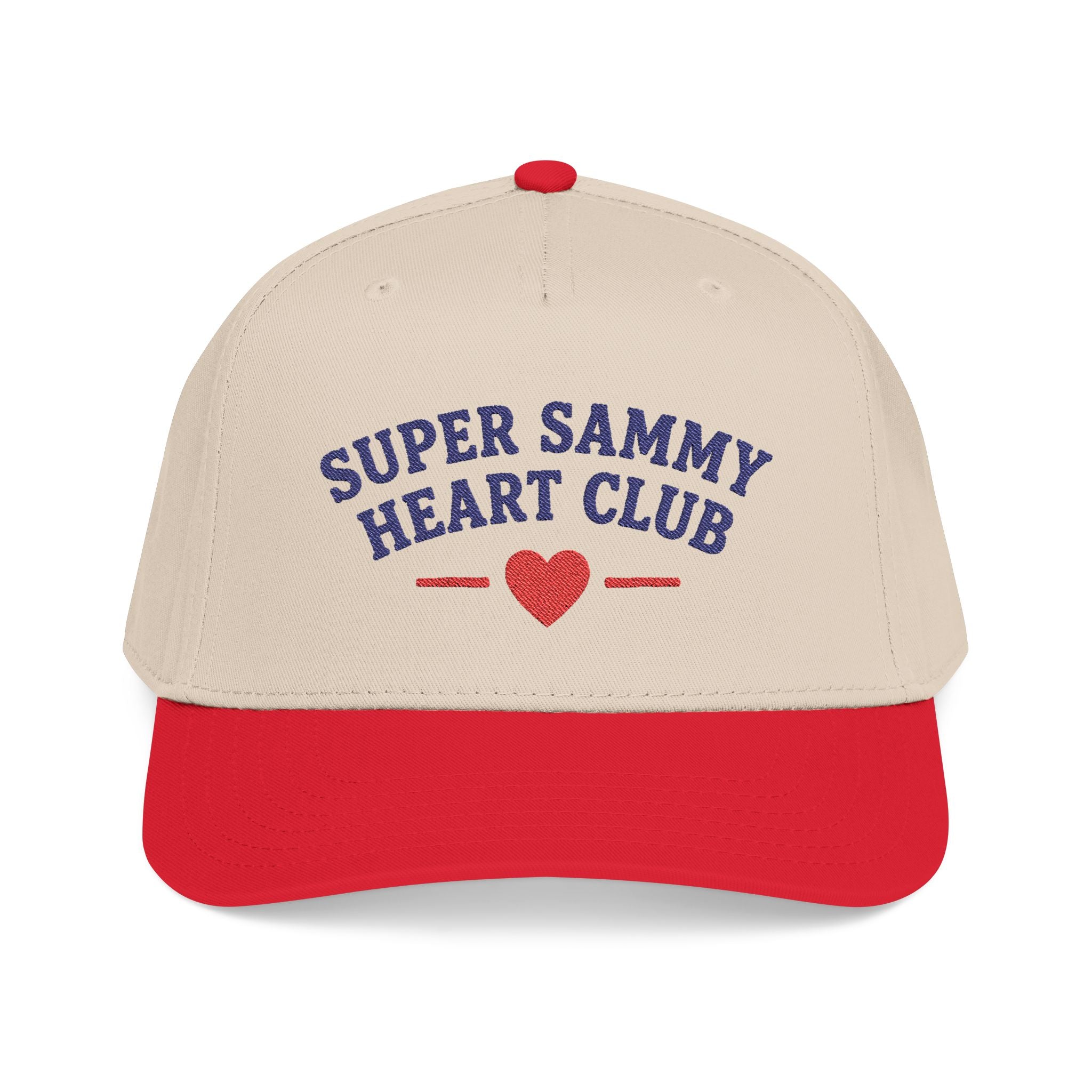 Super Sammy Heart Club Embroidered Baseball Cap
