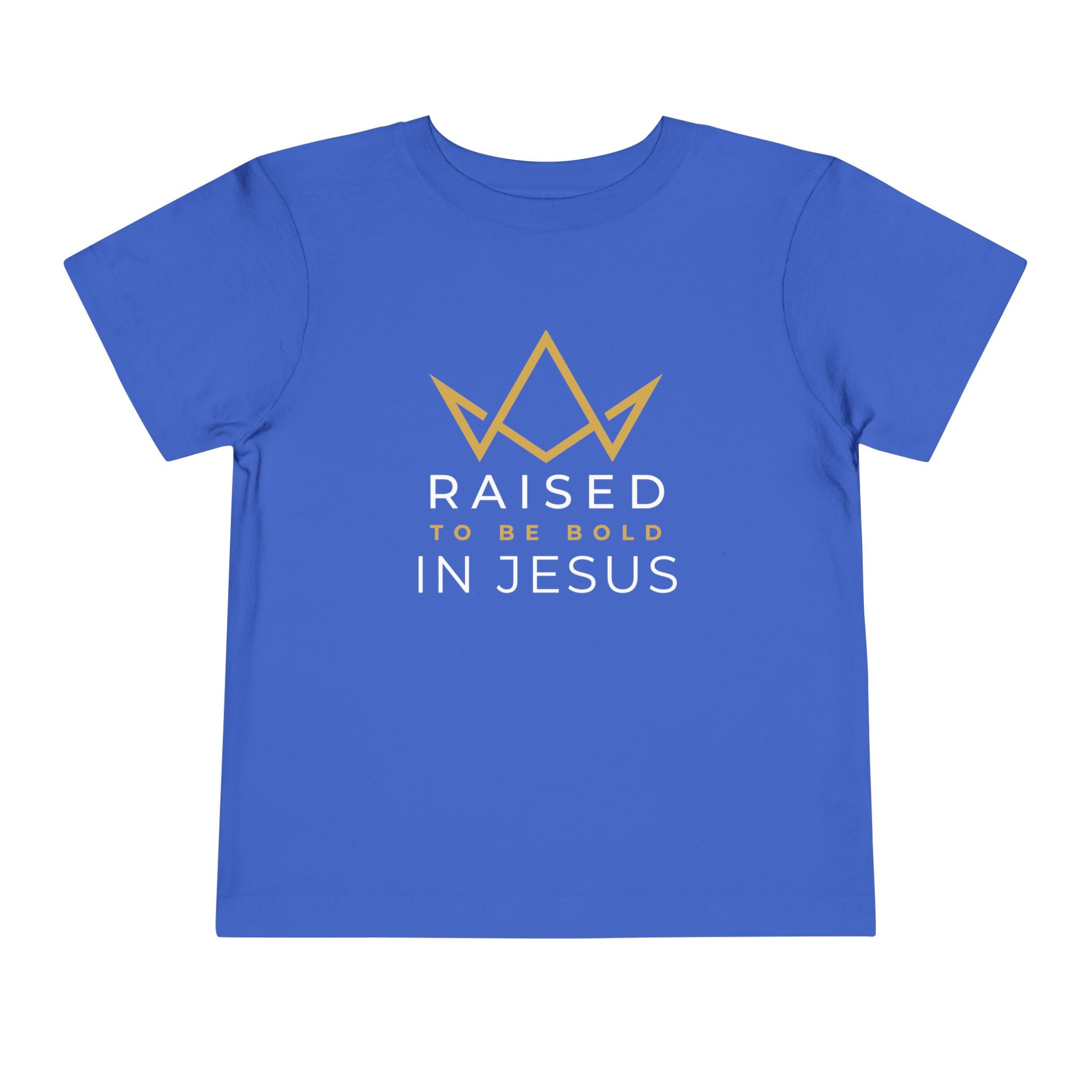 Toddler Tee — Raised to Be Bold in Jesus Shirt