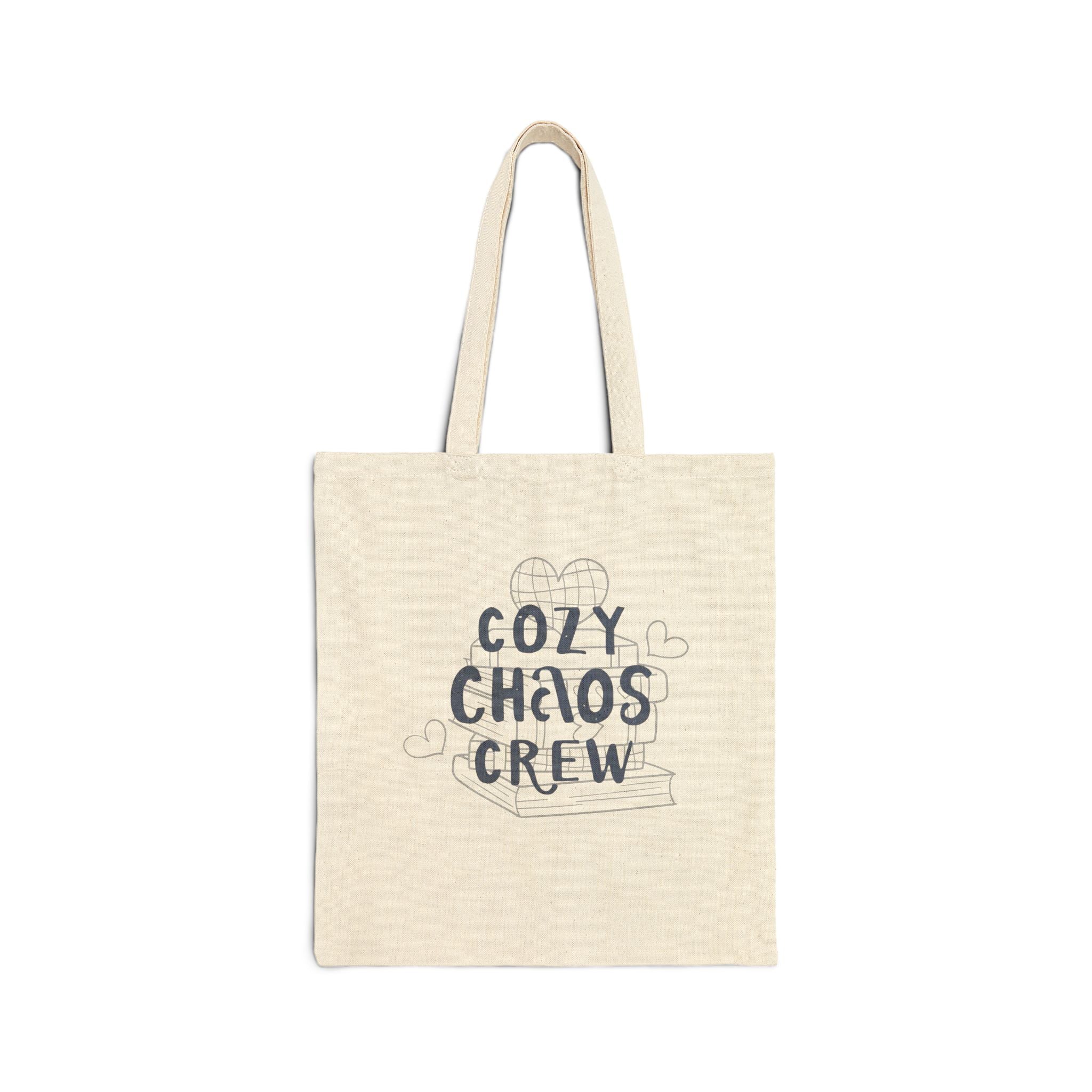 Cozy Chaos Crew Cotton Canvas Tote Bag