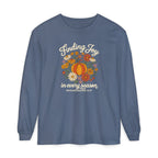 Finding Joy in Every Season Comfort Colors Long Sleeve Tee